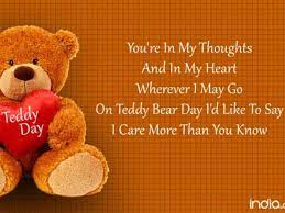 Today is your special day. Happy Teddy Day 2021 Images Quotes Wishes Messages Cards Greetings And Gifs Times Of India