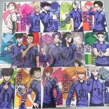 Blue Lock Illustration Art Post Card Complete 15 Set TSUTAYA Limited Japan