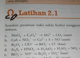 Check spelling or type a new query. Setarakan Persamaan Reaksi Redoks Berikut Menggunakan Cara Bilangan Oksidasi Elektron Brainly Co Id