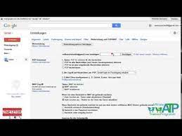 Последние твиты от gmail (@gmail). Gmail Googlemail Weiterleitung Einrichten Email Externe Mail Outlook Imap Pop Einstellungen Atp Youtube