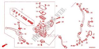 Front Brake Master Cylinder For Honda Beat 110 2016 Honda Motorcycles Atvs Genuine Spare Parts Catalog