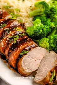 Teriyaki Pork Tenderloin (Quick Cook Time) - Spend With Pennies
