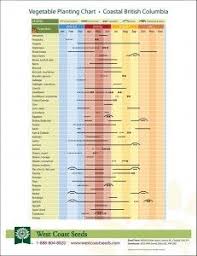 regional planting charts growing winter vegetables fall