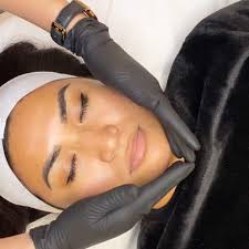 Lifting these gorgeous lashes. I was convinced she used a lash serum but  this gal was born with these. Wow! The treatments I provide, in my eyes,  are not about “beauty” or