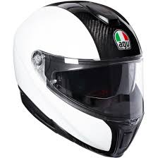 Agv Sportmodular Carbon White Helmet