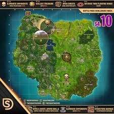 Saison 7 neige dessin fortnite facile bambi politique de confidentialite. Fortnite Map Cheat Sheet Season 4 Week 10 Challenges Fortnite 10 Things Challenges
