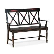 Free standard delivery on all dining sets. Intercon Imagio Home Roanoke X Back Dining Bench Rubbed Black Walmart Com Walmart Com
