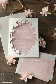 Spring Blossom Printable Wedding Invitations Lia Griffith Wedding Invitations Diy Cricut Wedding Invitations Printable Wedding Invitations