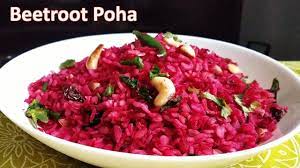 Flip and fry both the sides on medium flame till it turns golden and crisp. Beetroot Poha Healthy Poha Recipe Youtube