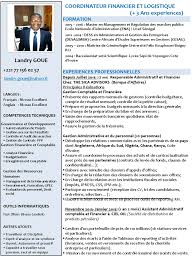 En théorie, son parcours est plutôt alléchant. Cv Coordinateur Financier Et Logistique Recrutement Comptabilite