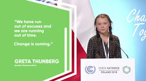 Millions of teenagers all over the world paid attention to her as they were searching for answers to their adolescent questions. Greta Thunberg From Cop24 We Have Run Out Of Excuses And We Are Running Out Of Time Youtube