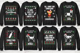 Download 100 Ugly Christmas Sweater Vector Designs Pack Knitted Font Vector Ornaments Included Bypeople Yellowimages Mockups