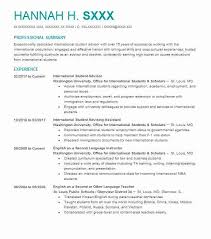 Since your work experience may be limited, be sure to highlight your extracurricular. International Student Advisor Resume Example Livecareer