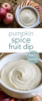 You only need four ingredients and five minutes to whip up this easy fruit dip recipe. Pumpkin Spice Fruit Dip
