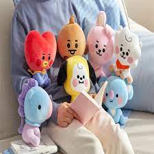Bts Baby Bt21 Official Sitting Doll 20cm 12cm Plush Doll Plush Dolls Sitting Doll Plush