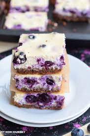 Keto Blueberry Cheesecake Squares Fit Mom Journey Recipe In 2021 Sugar Free Recipes Sugar Free Desserts Low Carb Cake