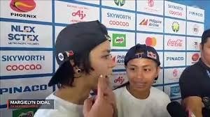 1 day ago · filipina sensation margielyn didal delivered a spirited performance at the 2020 tokyo olympics as she capped off her campaign in the inaugural women's street skateboarding event in seventh place on monday (july 26). Didal Means Surprised At How Many People Want To Watch Them Compete Video Dailymotion