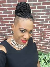 Boost Your Next Hairstyle With Short Box Braids New Natural Hairstyles Shaved Side Hairstyles Braids With Shaved Sides Natural Hair Styles