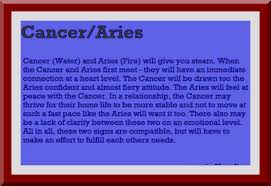 Explore our compatibility meter and other personality what can the people born in the zodiac sign cancer expect from an association with those from aries, for life? Partnerships Quotes Cancer Zodiac Quotesgram