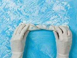 Einfach Nachgemacht Wandgestaltung Mit Wischtechnik Wandgemalde Selbstgemacht Kreative Wandmalerei Wandgestaltung Wischtechnik