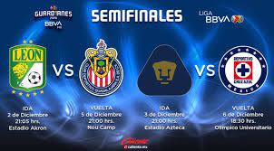 Luego de que pachuca consiguiera el último boleto a semifinales, la liga mx dio a conocer la fecha y horario de esta fase, la cual promete un gran espectáculo. Listas Las Semifinales De La Liga Mx Ag Deportes