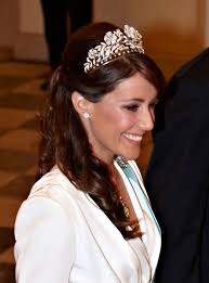 Princess Marie's Dazzling Diamond Floral Tiara
