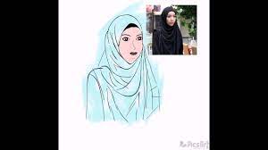 Contoh sketsa gambar kartun muslimah cantik feminin. Nyoba Sketsa Kartun Muslimah By Erl Youtube