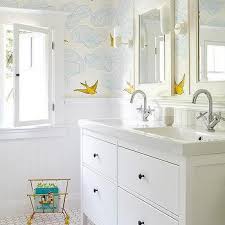 I had been eyeing this daydream wallpaper with the birds for a long time and recently saw the black and white wallpaper version and knew it would (contains affilate links). Hygge And West Daydream Sunshine Wallpaper Design Ideas