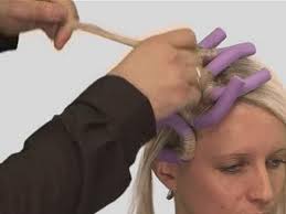 The velcro on the roller should grab the hair and hold the roller in place How To Use Foam Curlers Youtube