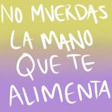 Quotes Don T Bite The Hand That Feeds You Pin On 6 English To Spanish Proverbs