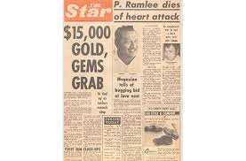 Ramlee would compose around 250 songs and contribute to more than 60 films. Flashback Star50 P Ramlee Dies Of Heart Attack The Star