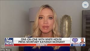 White house press secretary kayleigh mcenany tore into twitter for locking her account — saying the administrators essentially have me at gunpoint until she deletes the post she shared of the new york post's hunter biden story. Kayleigh Mcenany Speaks Out For The First Time Since Testing Positive For Covid 19 Daily Mail Online