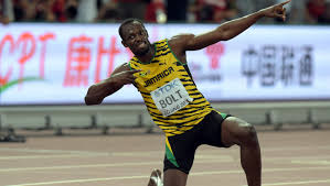 What's the origin of Usain Bolt's signature celebration?