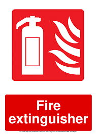 In homes, in the workplace, on boats, in vehicles. Fire Extinguisher Signs Poster Template