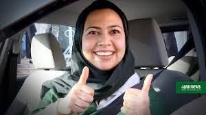 Saudi women take the wheel, test-driving a new freedom