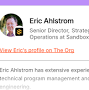 Profile Picture of Eric Ahlstrom - Senior Director, Strategy & Operations at SandboxAQon Google