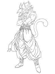 Dragon ball z vegeta coloring pages. Cool Ssj4 Gogeta Coloring Page Free Printable Coloring Pages For Kids