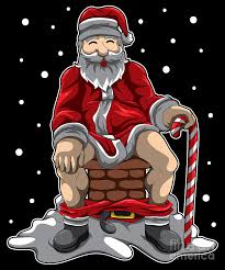 United states date of performance/collection: Santa Poops In Chimney Christmas Retaliation Digital Art By Mister Tee