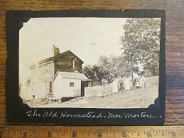 Antique Vintage Ephemera Original Old Photo Mac Morton Homestead House