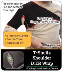 Large Shoulder T Shellz Wrap Use On Either The Left Or Right Shoulder Frozen Shoulder Deep Tissue Shoulder Injuries