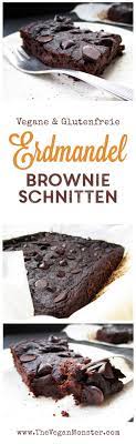 vegane glutenfreie erdmandel brownie schnitten ohne nuesse rezept erdmandel lecker backen rezepte