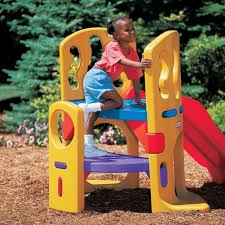 Little tikes first slide toddler slide, easy set up playset for indoor outdoor backyard, easy to store, safe toy for toddler, slip and slide for kids (red/blue) 4.7 out of 5 stars. Little Tikes Slide And Little Tikes Hide And Slide Climber Are Perfect For Toddlers Amp Preschoolers With Endless Kids Slide Little Tikes Slide Backyard Toys