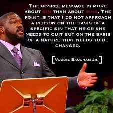 Pursuing god's heart for racial. Voddie Baucham On Addressing A Person S Sinful Nature Rather Than Their Specific Sins Gospel Message Reformed Theology Spiritual Quotes