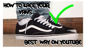 Vans in general are a dope shoe, so i'd thought i would teach you. How To Lace Vans Old Skool Vans How To Lace Vans Vans Old Skool