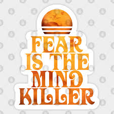 Fear Is The Mind Killer Dune Autocollant Teepublic Fr