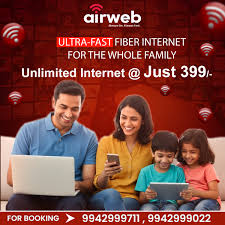 Airweb Broadband Coimbatore – Best Internet Plan for Online Classes & Entertainment