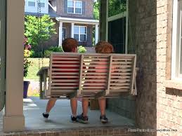 As a quick summary, to make your own porch swing canopy you may follow these steps: Porch Swing Ideas For Your Porch Deck Or Patio