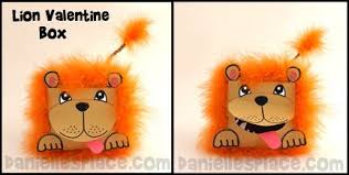 Want to discover art related to lion? Valentine S Day Crafts Kids Can Make Lion Valentine Valentine Box Valentine Day Crafts