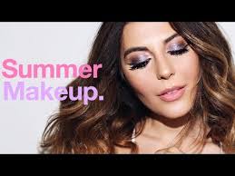 summer makeup tutorial i easy glitter