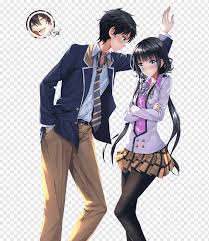 See more ideas about black cartoon, character art, black anime characters. Masamune Kun S Revenge Anime Fan Art Desktop Cosplay Love Couple Black Hair Manga Fictional Character Png Pngwing